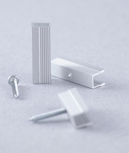 Abrazaderas de Aluminio 6mm para Neón Flex