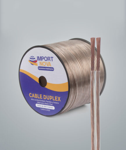 Cable Dúplex Cristal Calibre 2x16 | 2x18 | 2x22